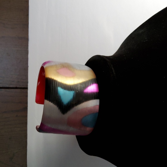 Alexis Bittar Fosted Geometric Lucite Bracelet - Picture 6 of 8